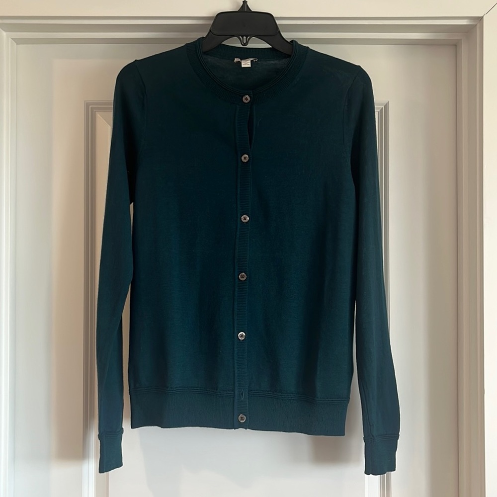 Gap Merino Wool Teal Cardigan